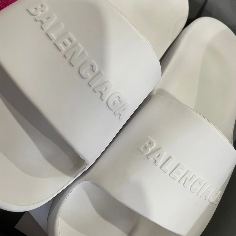 Balenciaga Chunky slide Rubber/Logo Authentic. Two summer used. - Picture 5 of 8